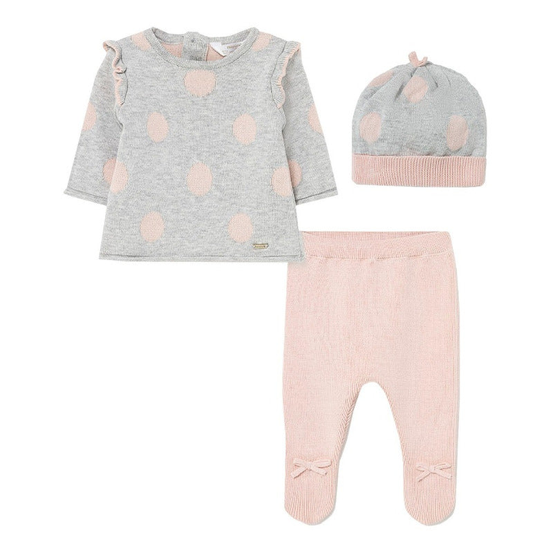 Conjunto De 3pz En Punto Tricot Ecofriends Mayoral® New Born