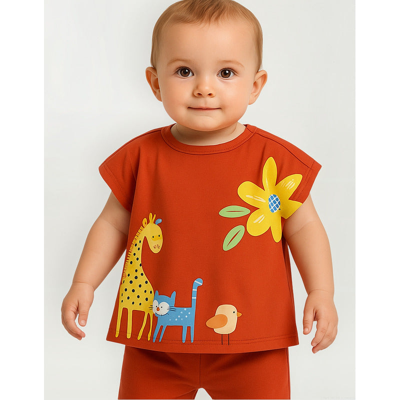 Blusa Con Estampado Para Niña Mod.1031 Marca Mayoral®